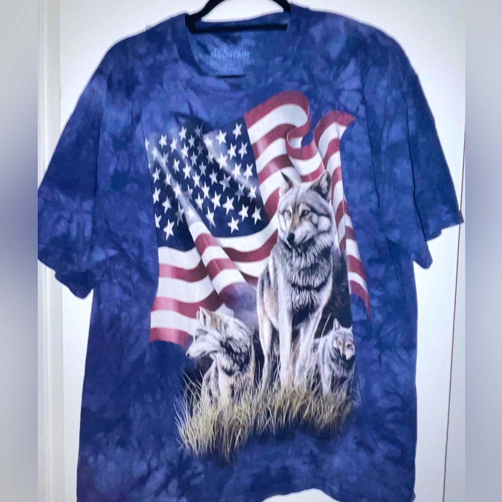 The Mountain American Tie Dye Shirt (XL)